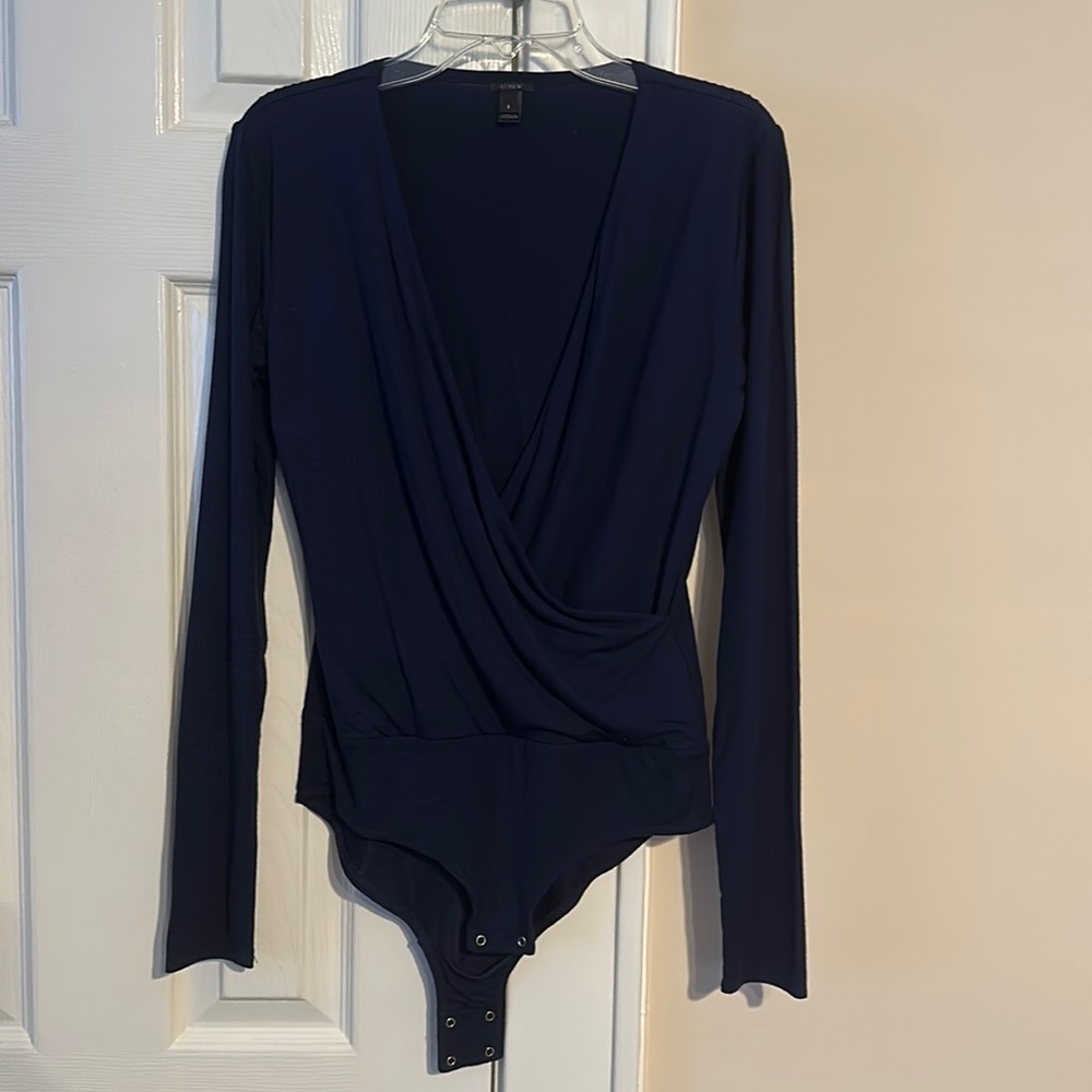 J. Crew navy body suit